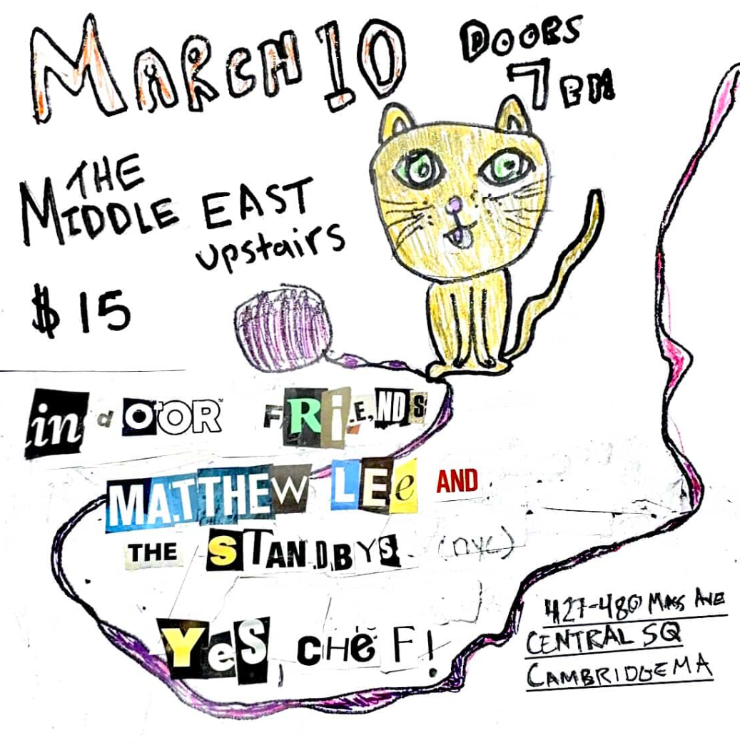 Indoor Friends , Yes, Chef!, Matthew Lee And The Standbys
