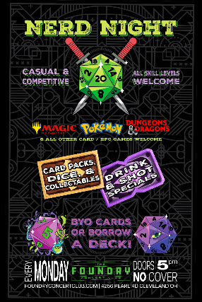 NERD NIGHT at The Foundry – Cleveland, OH