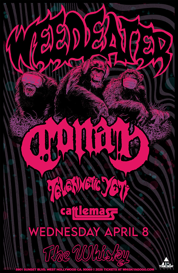 Weedeater , Conan, Cattlemass, Telekinetic Yeti