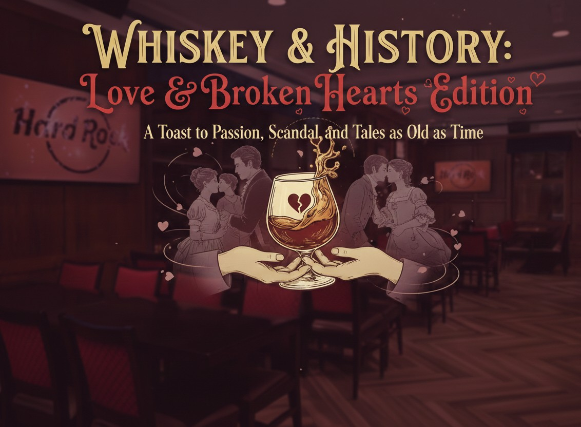 Whiskey & History: Love & Broken Hearts Edition at Hard Rock Cafe-Washington DC – Washington, DC