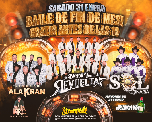 BAILE DE FIN DE MES - GRATIS ANTES DE LAS 10P