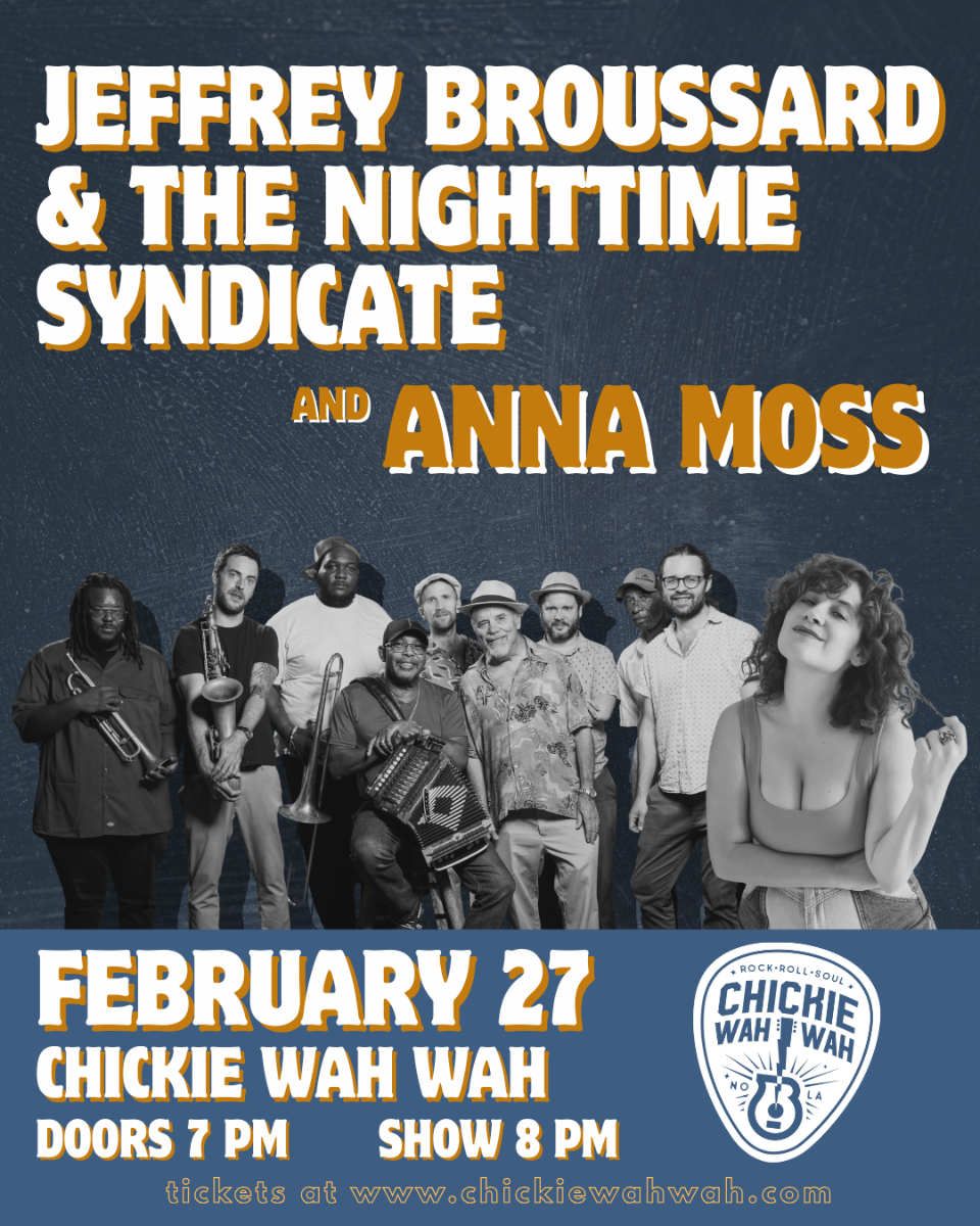 Jeffery Broussard and the Nighttime Syndicate, Anna Moss