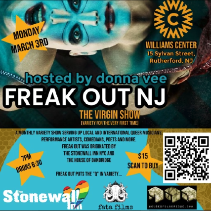 Freak Out NJ : The Virgin Show at Williams Center – Spring Hall – Rutherford – Rutherford, NJ