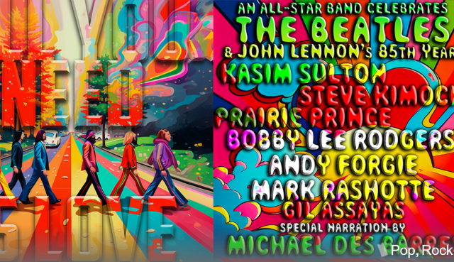 “All You Need Is Love” : All-Star Celebration of The Beatles at Memorial Hall – Cincinnati, OH