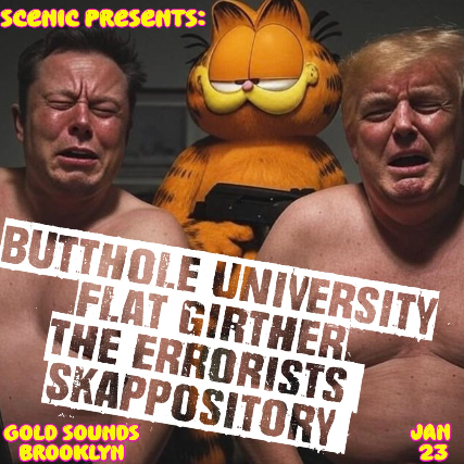 Butthole University, Flat Girther, The Errorists, skappository at Gold Sounds – Brooklyn, NY