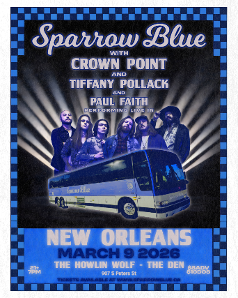 Sparrow Blue w/ Tiffany Pollack, Paul Faith & Crown Point at The Den at Howlin' Wolf