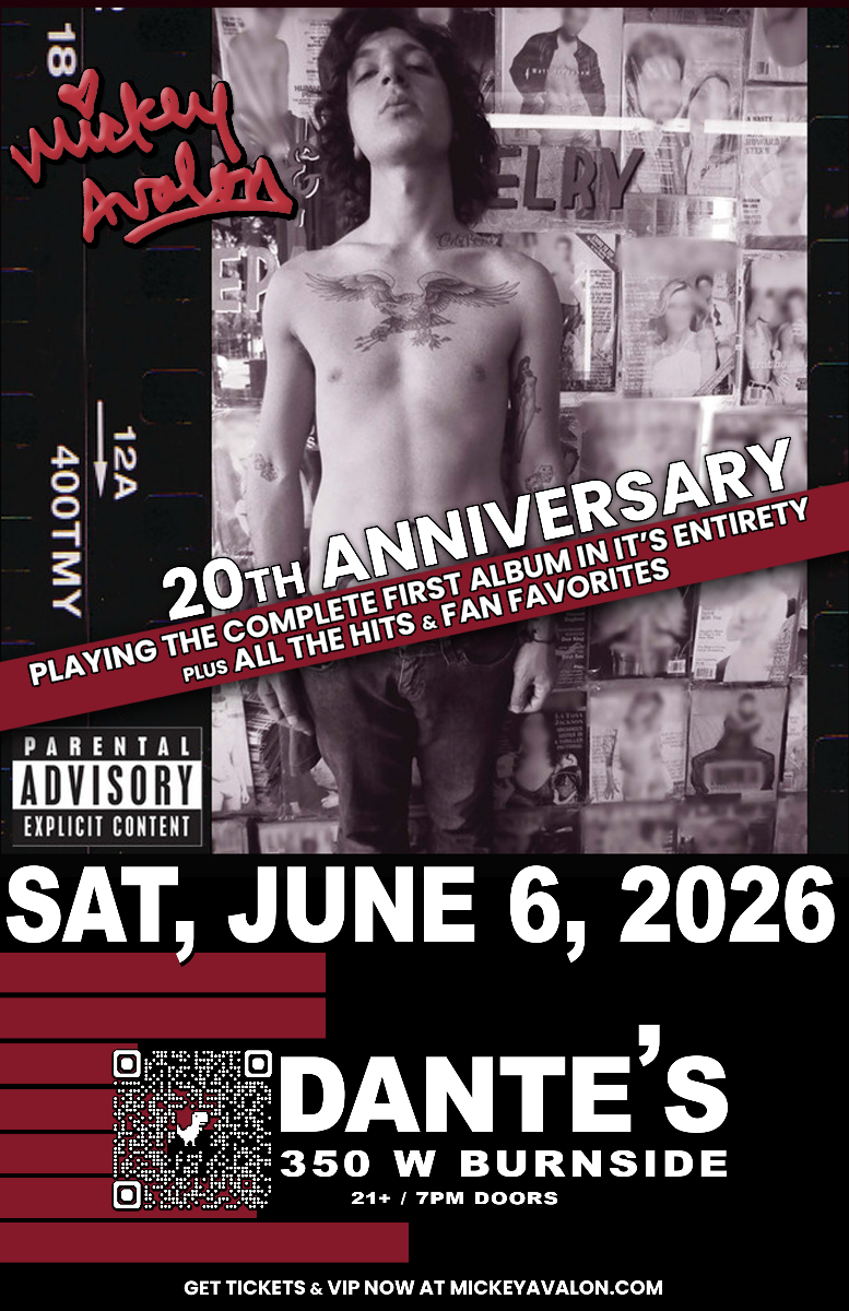 MICKEY AVALON ~ 20th Anniversary Playing the Complete First Album - 06/06/26