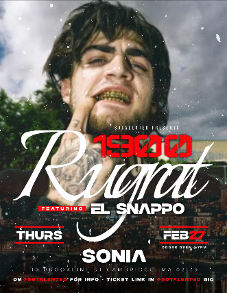 1900 Rugrat, El Snappo at Sonia – Cambridge, MA