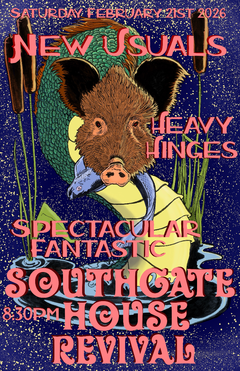 The New Usuals Album Release Show w/Heavy Hinges, Spectacular Fantastic