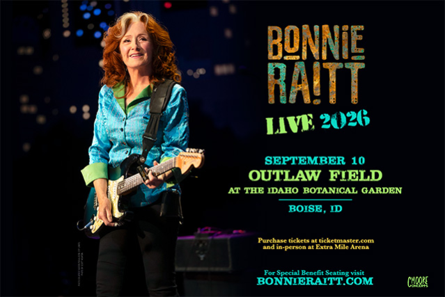 Tickets for Bonnie Raitt, Jon Cleary | TicketWeb - Outlaw Field at the Idaho Botanical Garden in Boise, US