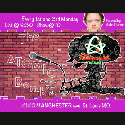 FREE EVENT! The Atomic Bomb: Comedy Open Mic Night at Atomic Lounge – St. Louis, MO