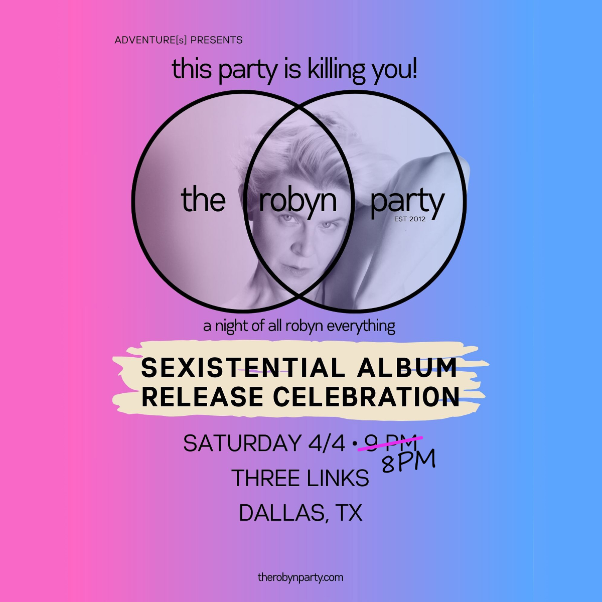 This Party Is Killing You!: The Robyn Party Sexistential Release Celebration