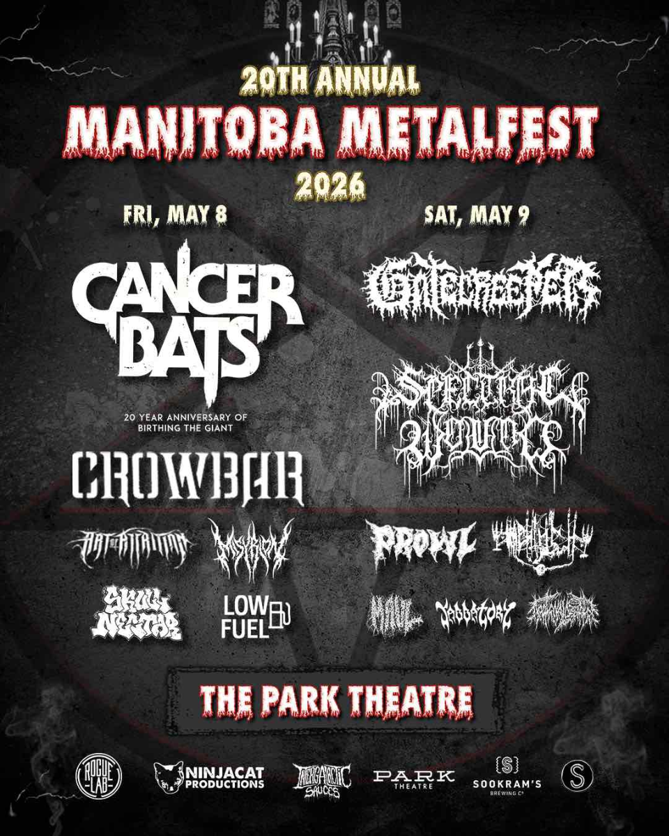 20th annual Manitoba Metalfest 2026 - Two Day passes sold out but single day tickets still available