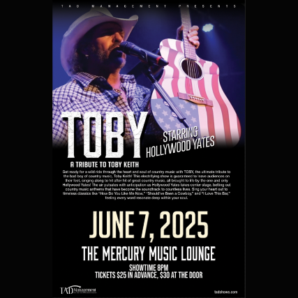 Toby – A Tribute To Toby Keith at The Mercury Music Lounge – Lakewood, OH