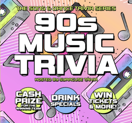 90’s MUSIC TRIVIA at The Song & Dance – Syracuse, NY