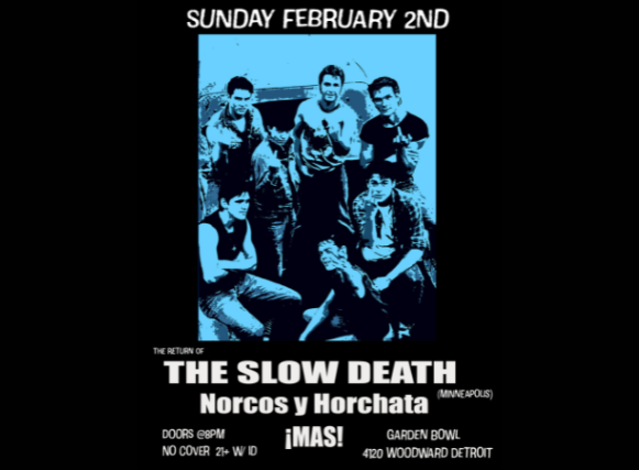 The Slow Death at Garden Bowl Lounge – Detroit, MI