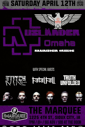 Ausländer-Rammstein Tribute at The Marquee – Sioux City, IA