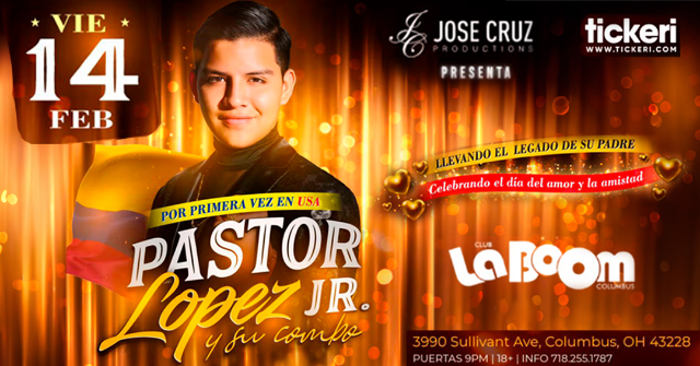 Pastor López JR en Columbus at La Boom Columbus – Columbus, OH