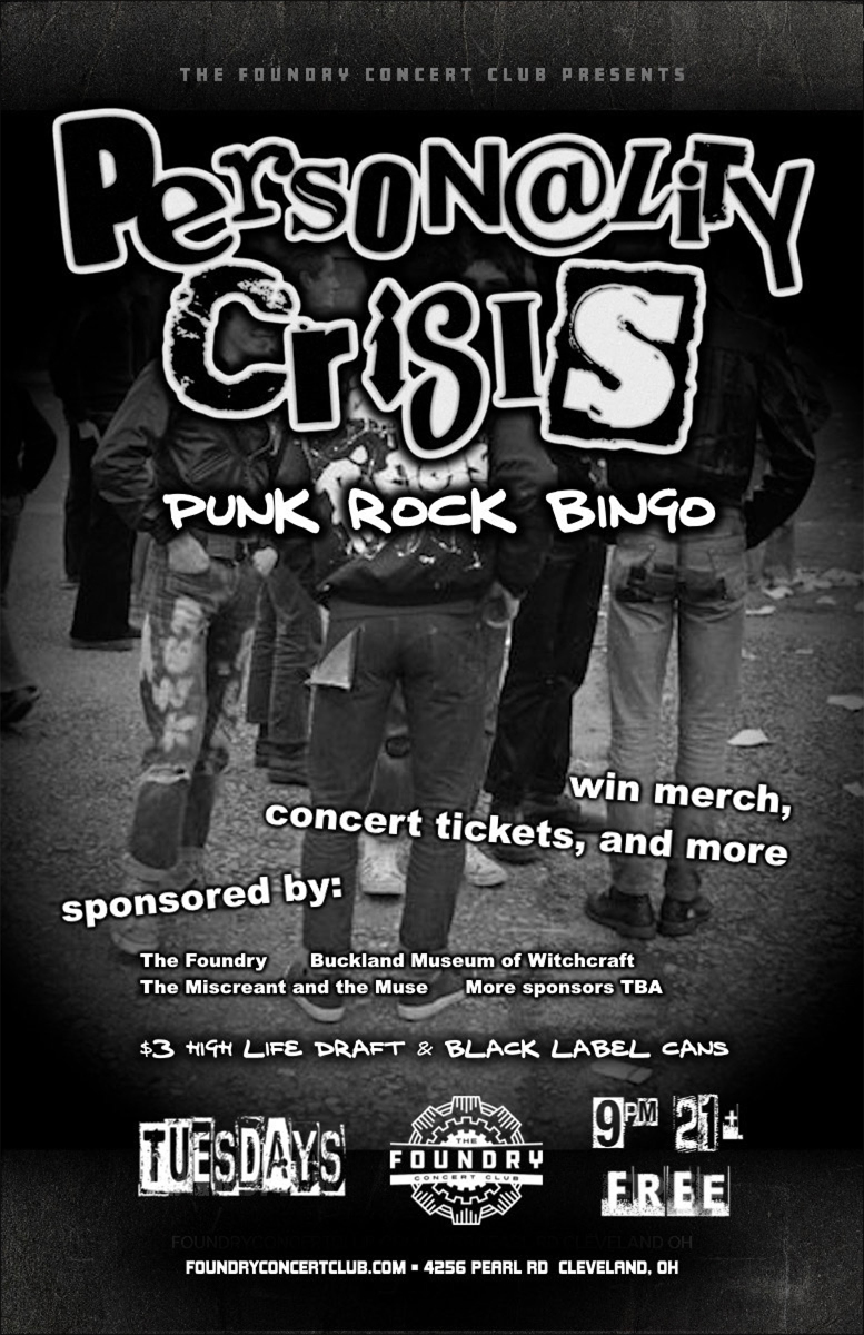 PERSONALITY CRISIS AKA CLE PUNK NIGHT