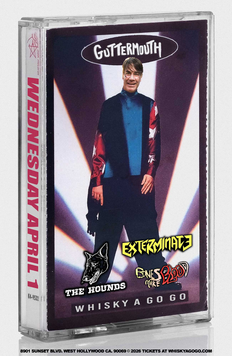 GUTTERMOUTH, Killroy, Exterminate, Bones Make Blood, Shark in the Water, The Hounds, Decent Times