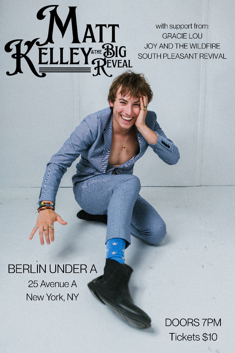 Matt Kelley & The Big Reveal EP Release Show