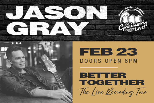 Jason Gray – Better Together: The Live Recording Tour at The Grainery – Plain City, OH