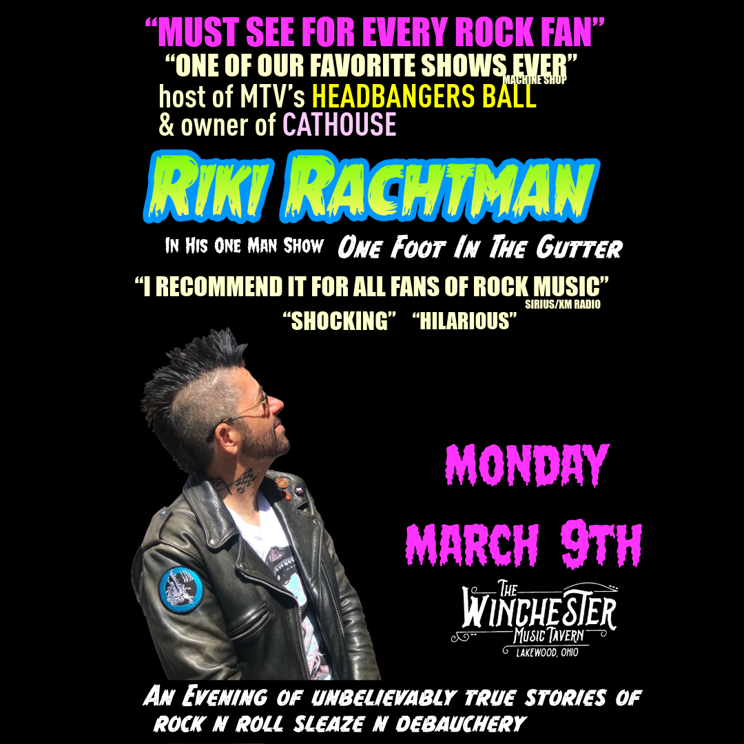 RIKI RACHTMAN - One Foot in the Gutter