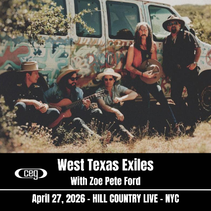 West Texas Exiles with Zoe Pete Ford at Hill Country Live – New York, NY