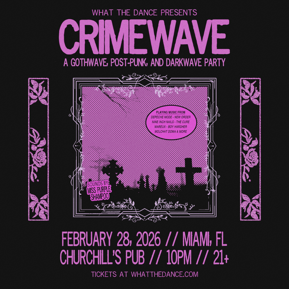 Crimewave: A Gothwave, Post-Punk, and Darkwave Party in Miami