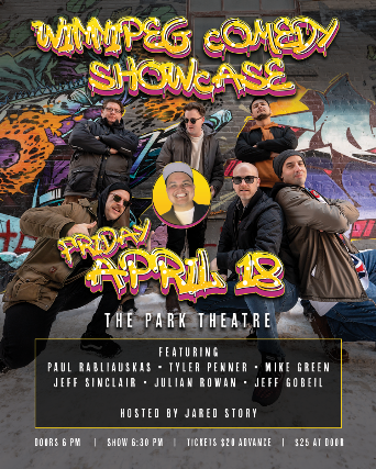 Winnipeg Comedy Showcase #39 at The Park Theatre – Winnipeg, MB