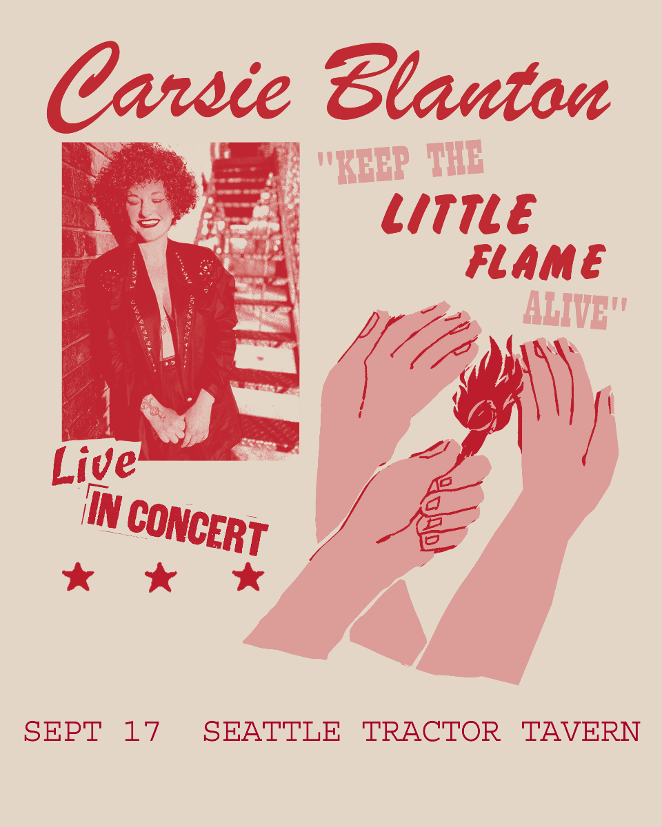 SOLD OUT! KBCS Presents! Carsie Blanton Returns to the Tractor w/ The Burning Hell