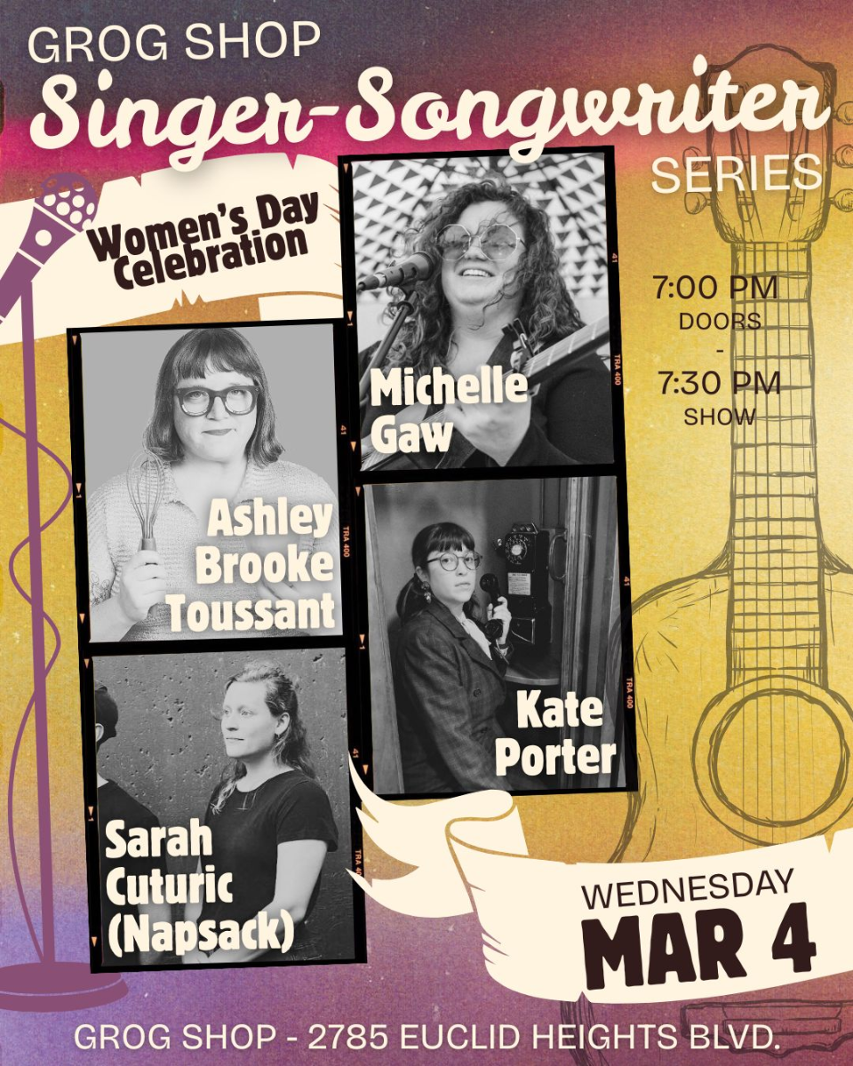 Singer-Songwriter Series w/ Ashley Brooke Toussant / Kate Porter / Sarah Cuturic (Napsack) / Michelle Gaw