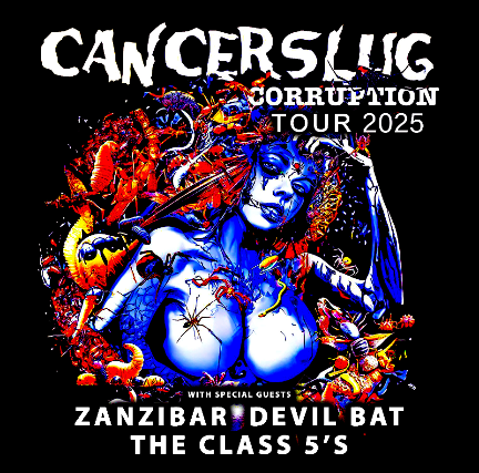 Cancerslug, Zanzibar, Devil Bat, The Class 5’s at The Sanctuary Detroit – Hamtramck, MI