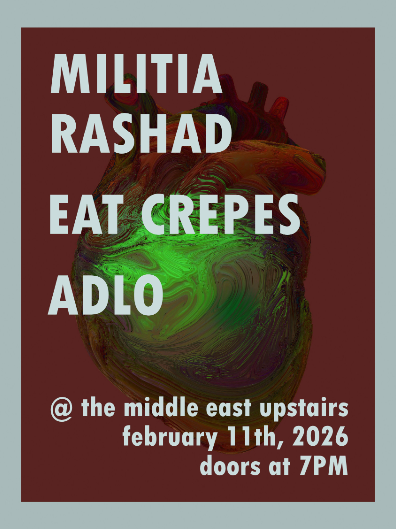 Militia Rashad, Eat Crepes, AdLo | Event Image