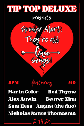 They’re All Love Songs at Tip Top Deluxe Bar & Grill – Grand Rapids, MI