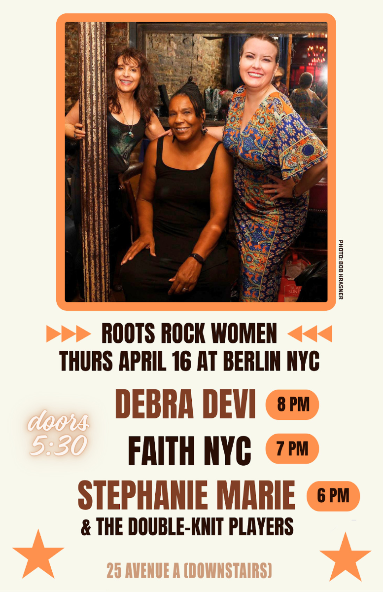 Debra Devi | FaithNYC | Stephanie Marie & The Double-Knit Players