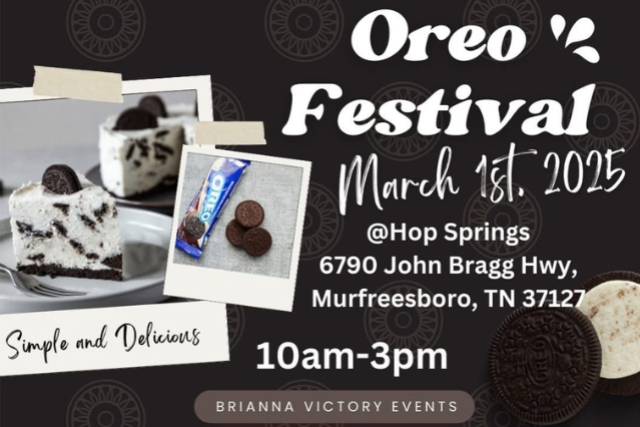 Oreo Festival at Hop Springs – Outdoors – Murfreesboro, TN