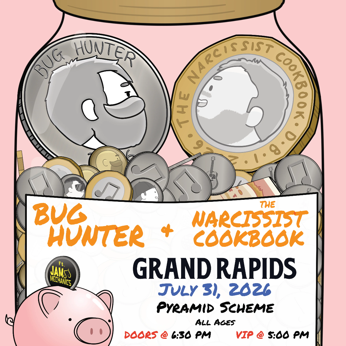 Bug Hunter + The Narcissist Cookbook ft. Jam Mechanics