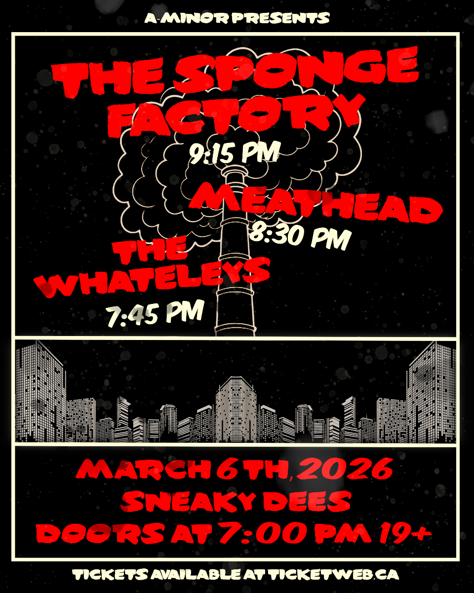 The Sponge Factory w/ Meathead & The Whateleys