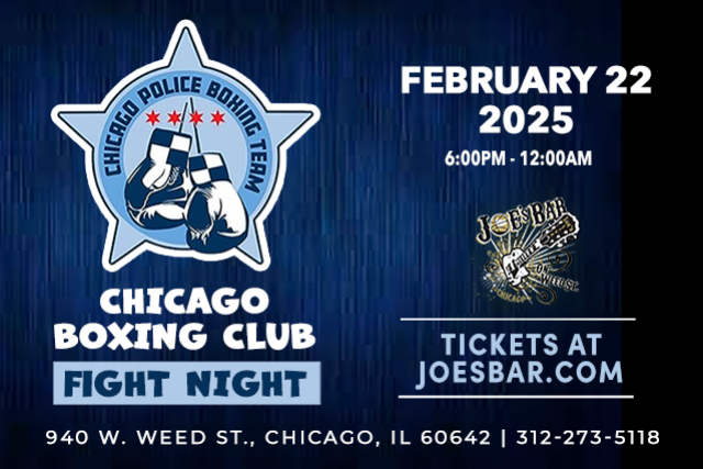 Chicago Boxing Club Fight Night at Joe’s on Weed Street – Chicago, IL