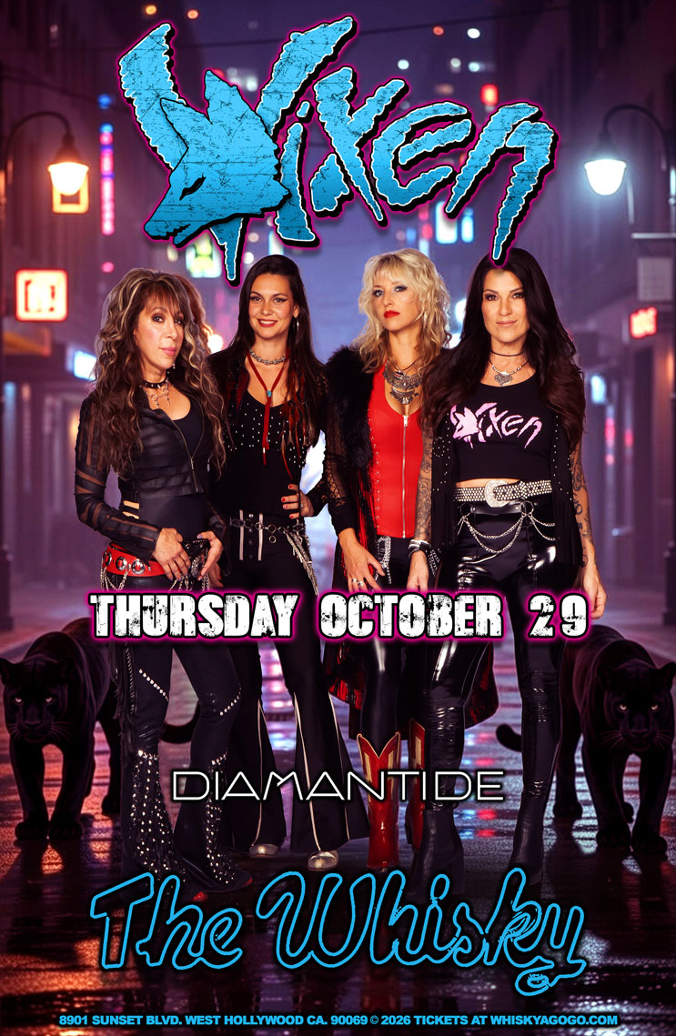 Vixen, American Jetset, Power Tribe, Carry-On Band, Maxilla, Diamantide