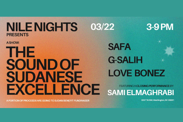 Nile Nights Presents: The Sound of Sudanese Excellence ft. Safa, G-Salih, Love Bonez & Sami Elmaghrabi