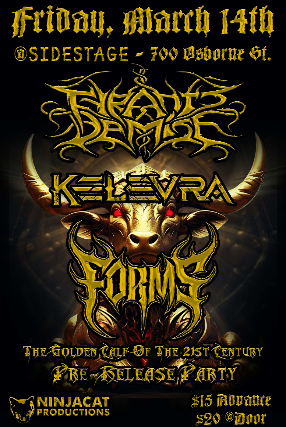 Tyrants Demise ‘The Golden Calf of the 21st Century’ | Pre-Release Party at Sidestage – Winnipeg, MB