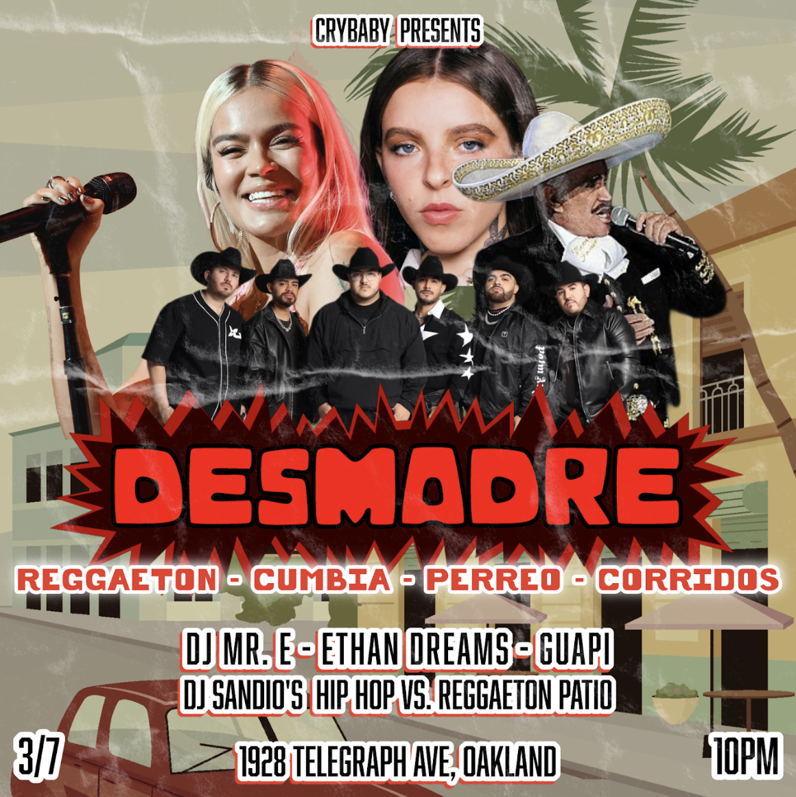DESMADRE Patio Takeover: Hip-Hop vs Reggaeton
