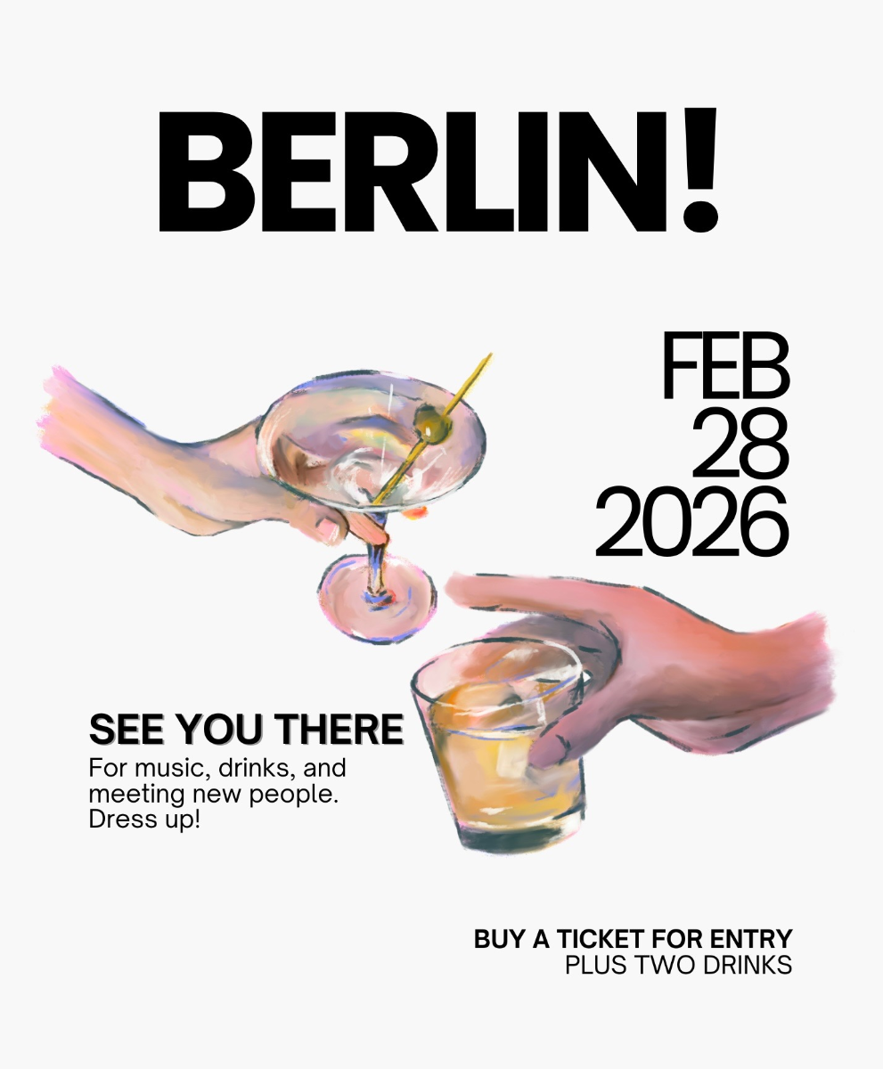 SEE YOU THERE, the PARTY! TICKET INCLUDES TWO DRINKS.