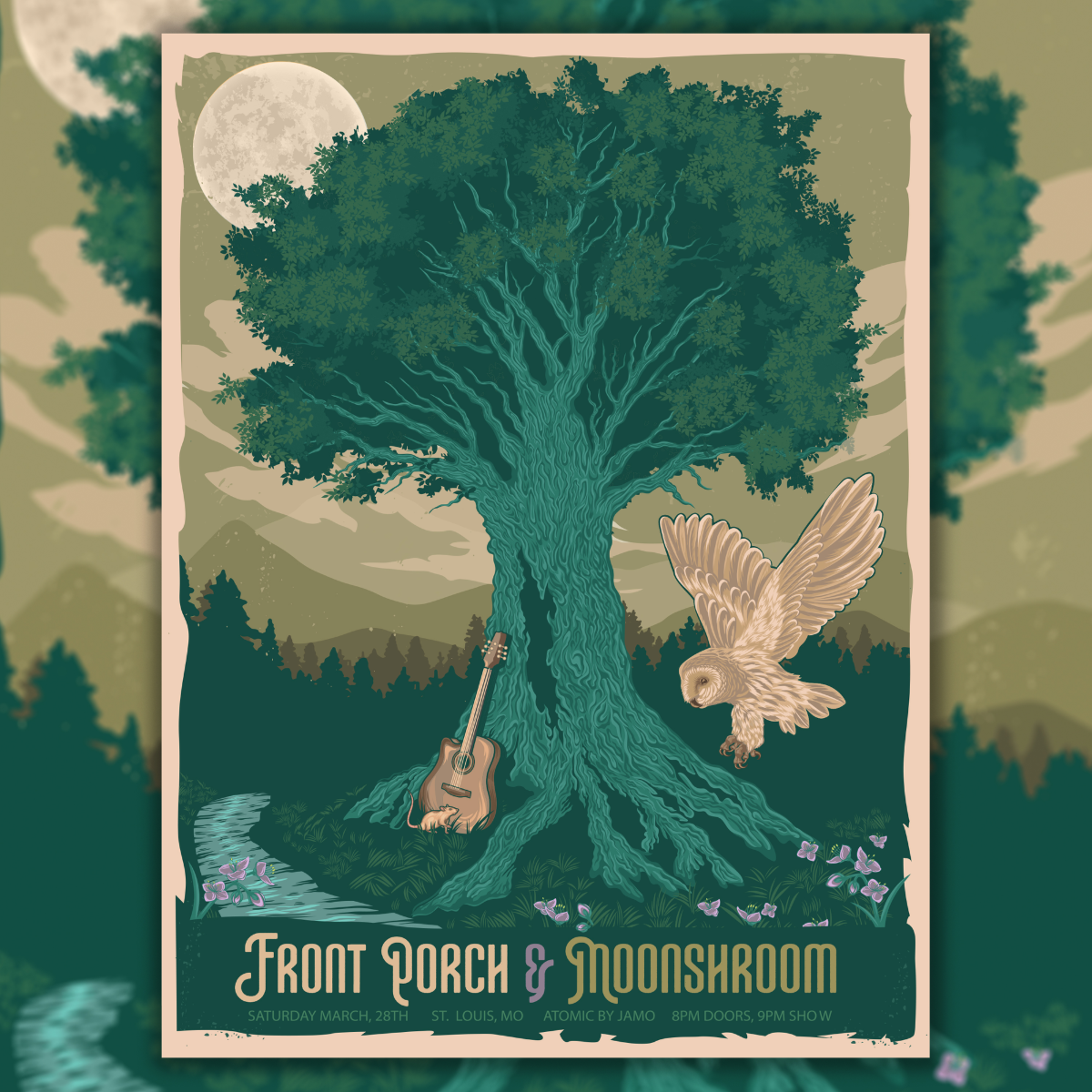 Front Porch & Moon Shoom