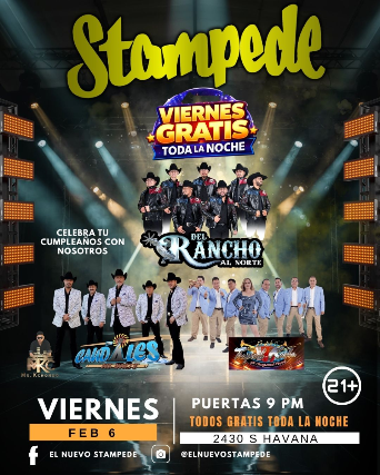 VIERNES Y GRATIS TODA LA NOCHE at Stampede