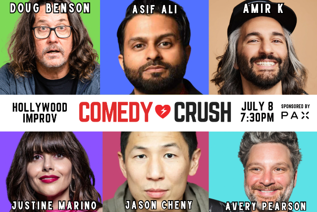 Comedy Crush w/ Jason Cheny, Doug Benson, Amir. K, Asif Ali, Justine Marino, Avery Pearson, & Huge Guests