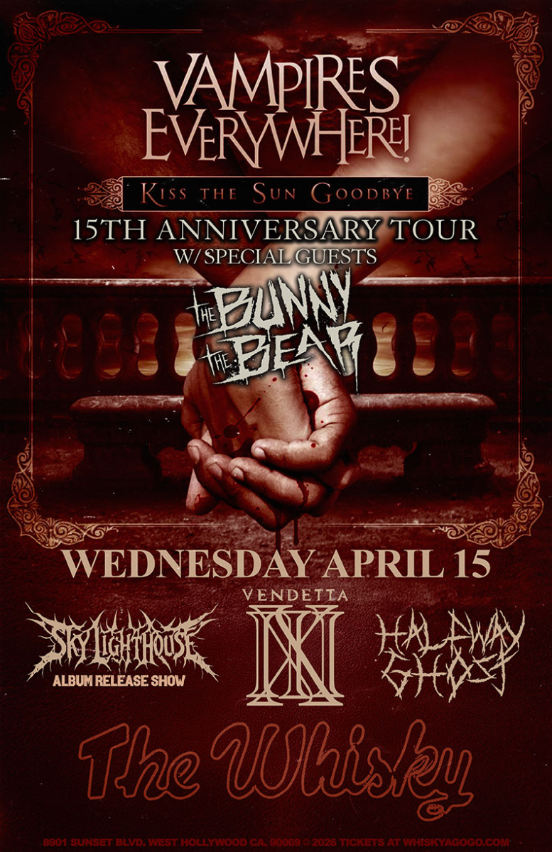 Vampires Everywhere, The Bunny The Bear , Sky Lighthouse, Vendetta XIII, Halfway Ghost