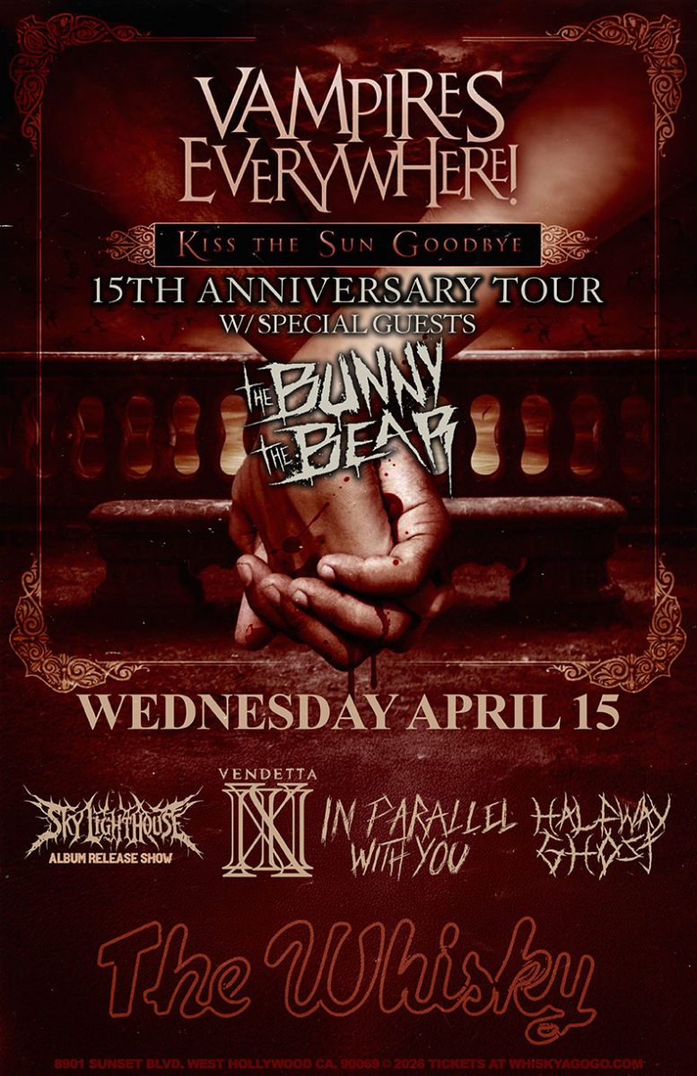 Vampires Everywhere, The Bunny The Bear , Sky Lighthouse, Halfway Ghost, In Parallel With You, Vendetta XIII